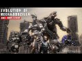 Evolution of Mechagodzilla  | size comparison  (1974 to 2021)