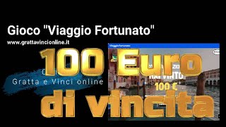 #Gratta e Vinci VIAGGIO FORTUNATO  - Vincita 100 Euro screenshot 1