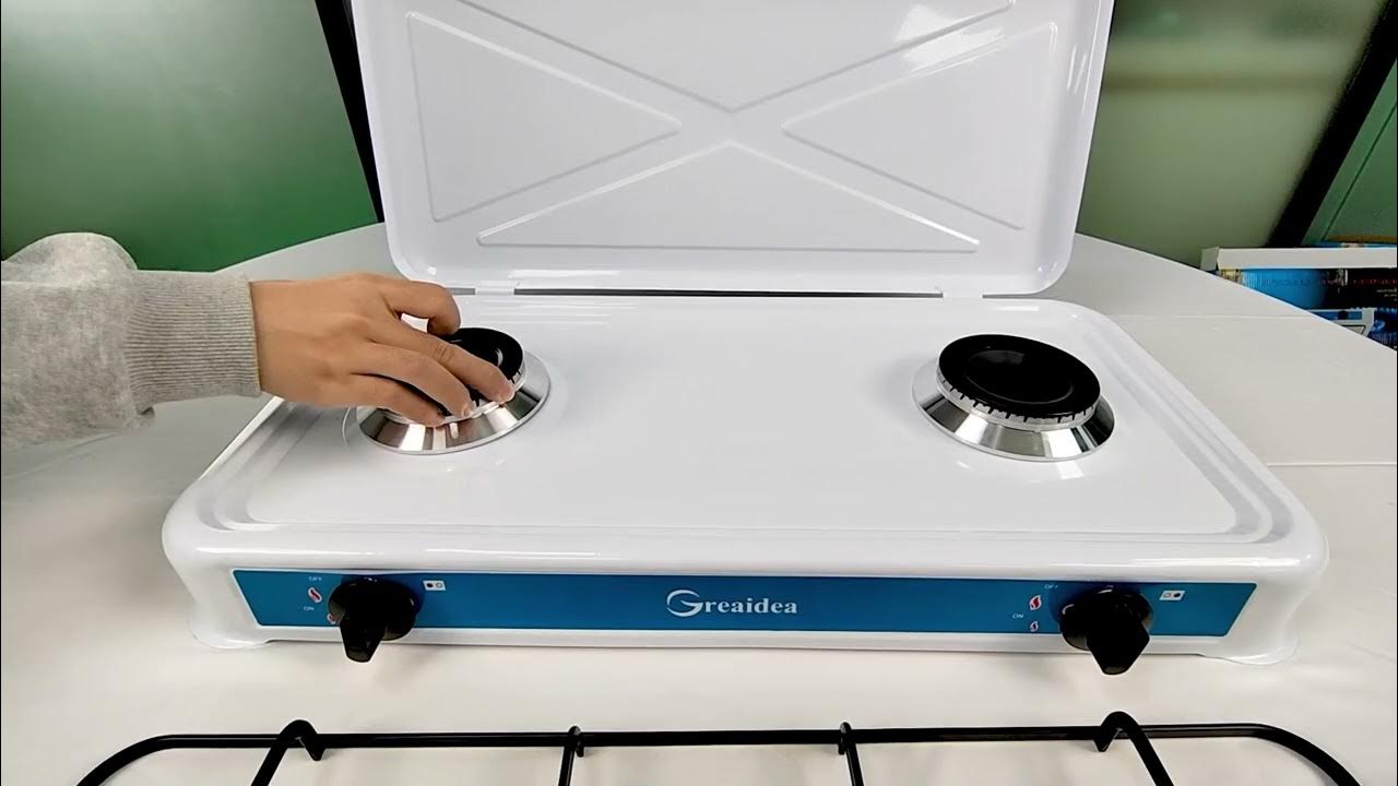 Gas stove 2 burner portable gas cooker YouTube