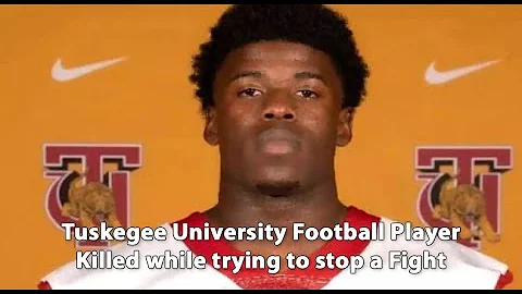 Tuskegee University Football Player Murdered while...