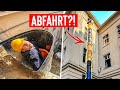 20 meter freier fall extreme rutsche in lost place