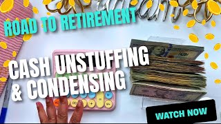 Lets See How Much Money Going To The Bankcash Unstuffing U0026 Condensing 