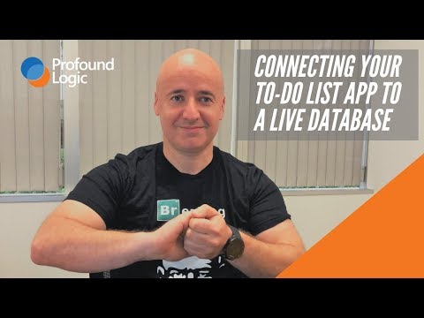 Connecting Your To-Do List Application to a Live Database via NodeRun
