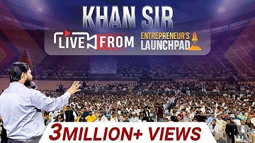 Popular Indian Educator Khan Sir Live at the Entrepreneur