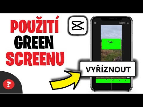 Jak POUŽÍT GREEN SCREEN v CapCutu | Střih videa | Návod | CapCut / Telefon