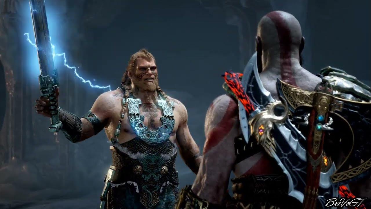 Kratos Vs Sons of THOR Magni & Modi Boss Fight| God Of War 2018 # ...