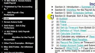 Film Payroll On-Line Course - How It Works