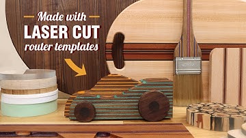 Making laser cut router templates with my Glowforge