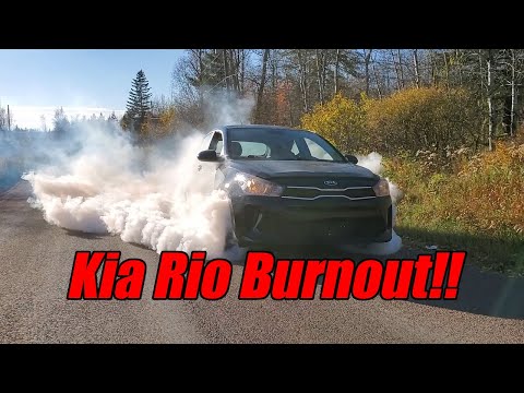 Kia Rio Burnout!!