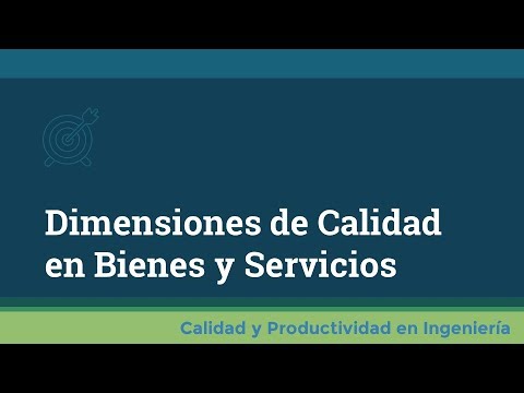 Video: La Calidad De Vida Depende De La Calidad De Los Bienes Y Servicios