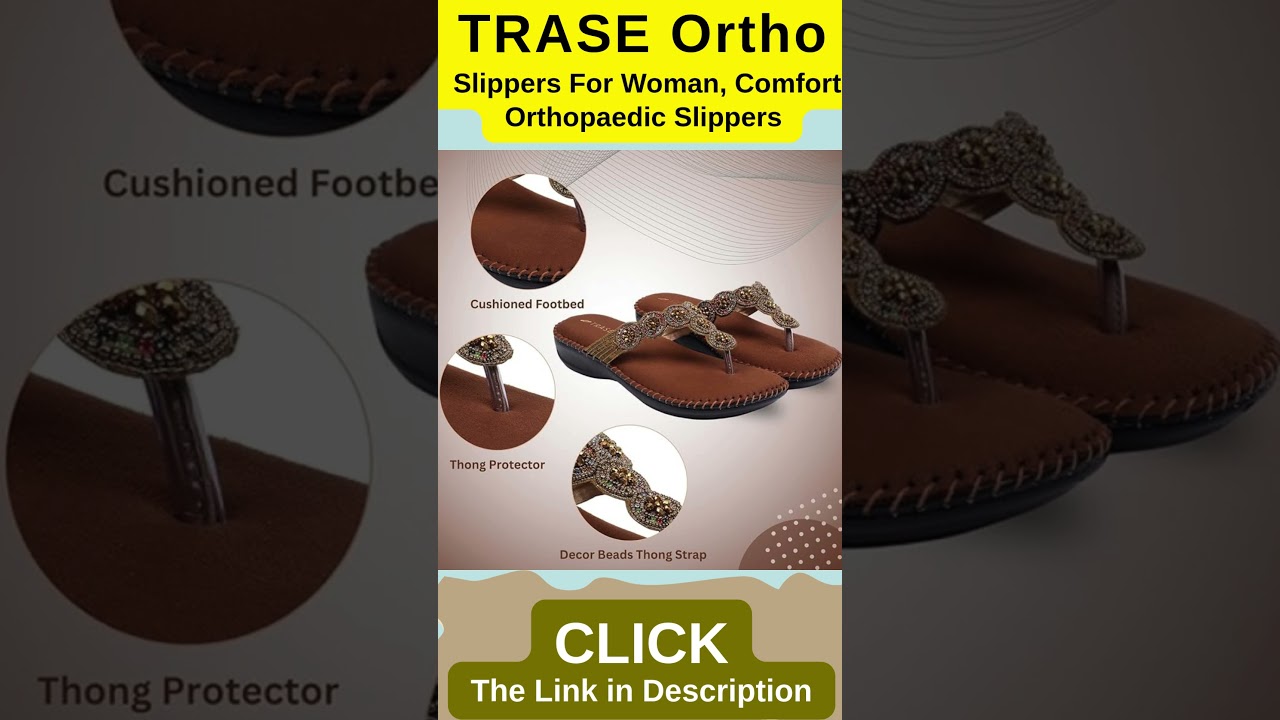 TRASE Ortho Slippers For Woman, Comfort Orthopaedic Slippers