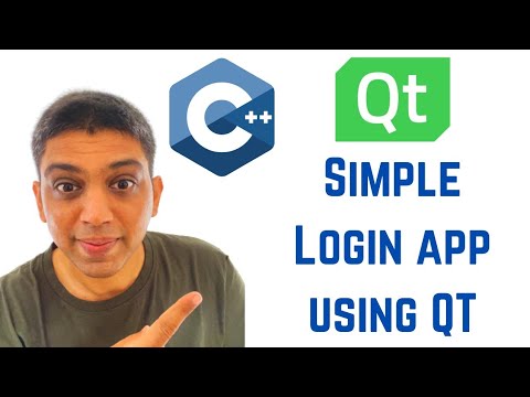 Qt Tutorials For Beginners - Simple Login app using QT