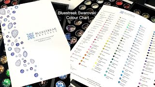 New Bluestreak Crystals Swarovski Colour Charts Unboxing New Bluestreak Crystals Swarovski Colour Charts Unboxing