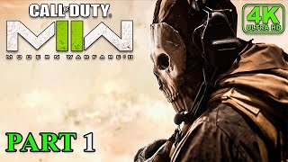 CALL OF DUTY MODERN WARFARE 2 Gameplay Walkthrough Part 1 Campaign FULL GAME 4K 60FPS PS5