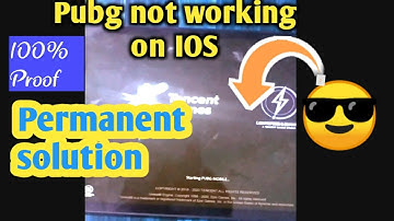 [Crashed]Pubg mobile not working on IOS (iphone/ipad) || Permanent solution fix 100% with proof