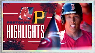 RED SOX HIGHLIGHTS: Pirates vs Red Sox - Masataka Yoshida Has Multi-RBI Day