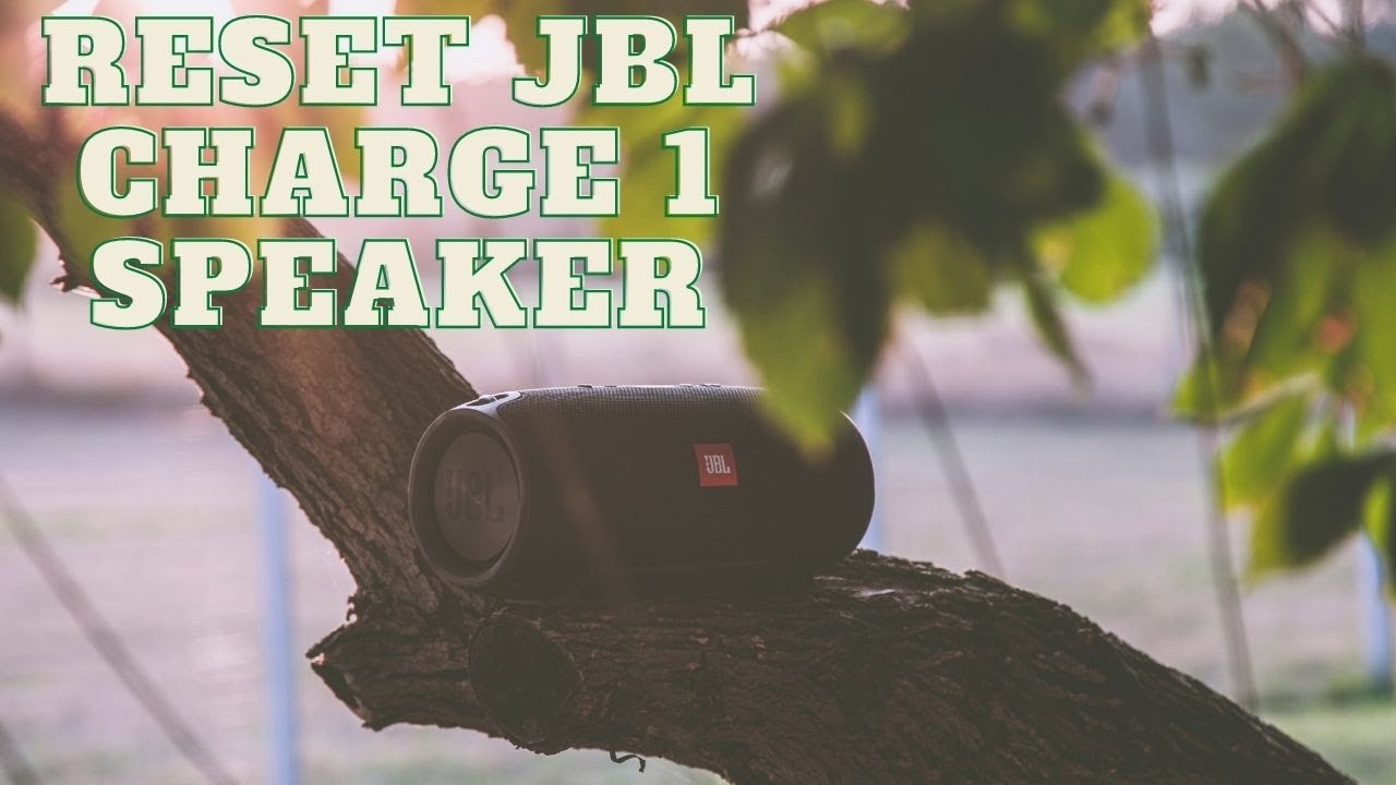 How To Factory Reset JBL Charge Speaker - YouTube