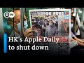 Hong Kong pro-democracy newspaper faces closure | DW News