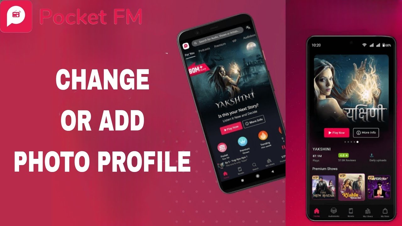 How To Change Or Add Photo Profile On Pocket FM App YouTube
