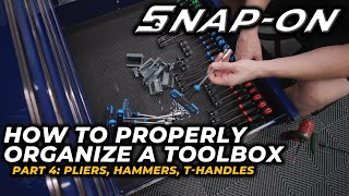 organizing the snap-on epiq with tool grid: part 4 - pliers, hammers, t-handles