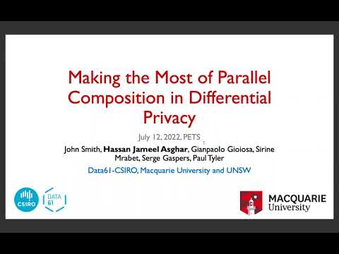 3B Making The Most Of Parallel Composition In Differential Privacy