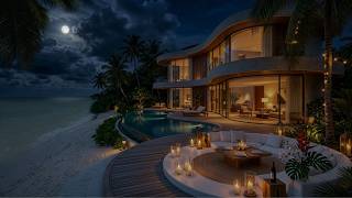 Sleep Fast (No Ads)🔕😪Soothing Waves & Paradise View for Relaxation🌊Soothing Tropical Beach View