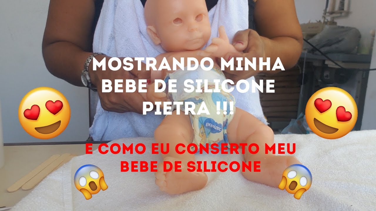 Bebê Reborn silicone sólido Pietra