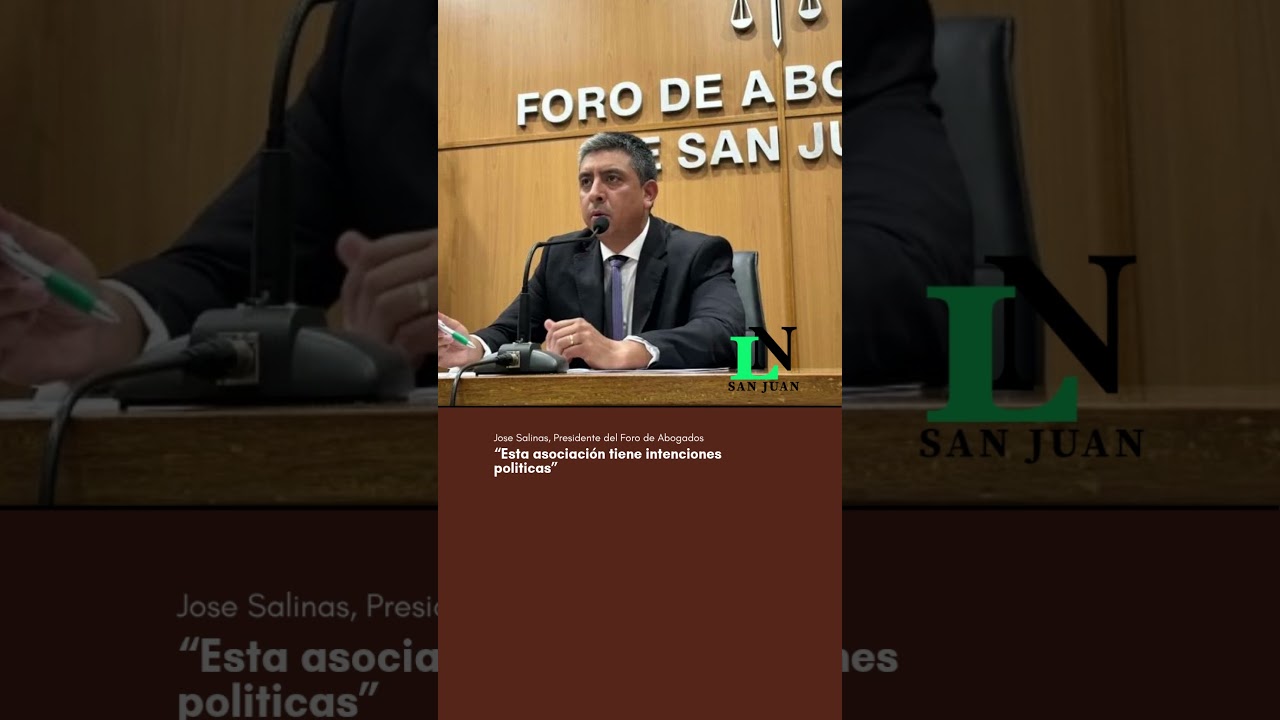 “Esta asociación tiene intenciones politicas”