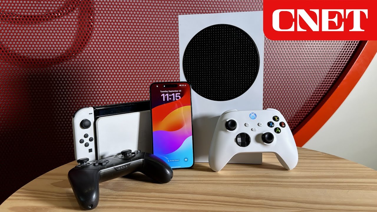 iPhone 15 Pro Gaming vs. Xbox vs. Nintendo Switch - Video - CNET