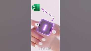 How to set Italic Text in Excel (Shortcut)
