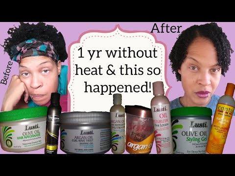 1 Year WITHOUT HEAT! #Naturalhairroutine