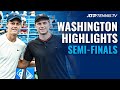 Sinner vs Brooksby; Nishikori vs McDonald | Washington 2021 Semi-Final Highlights