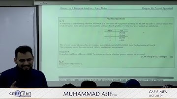 Lecture 24 |  Caf 6 MFA | Sir Asif Autumn 24 | CA Guidance