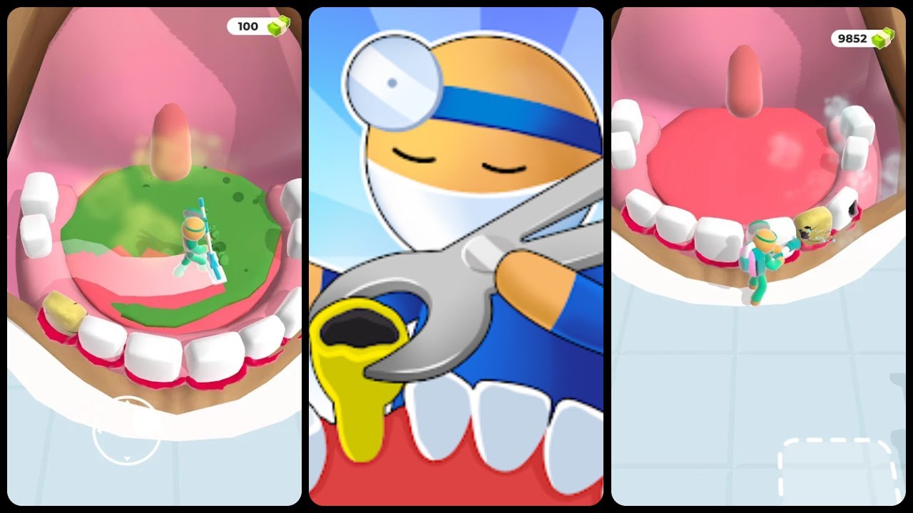 Tiny Dentist Game All Mobile Video Gameplay - YouTube