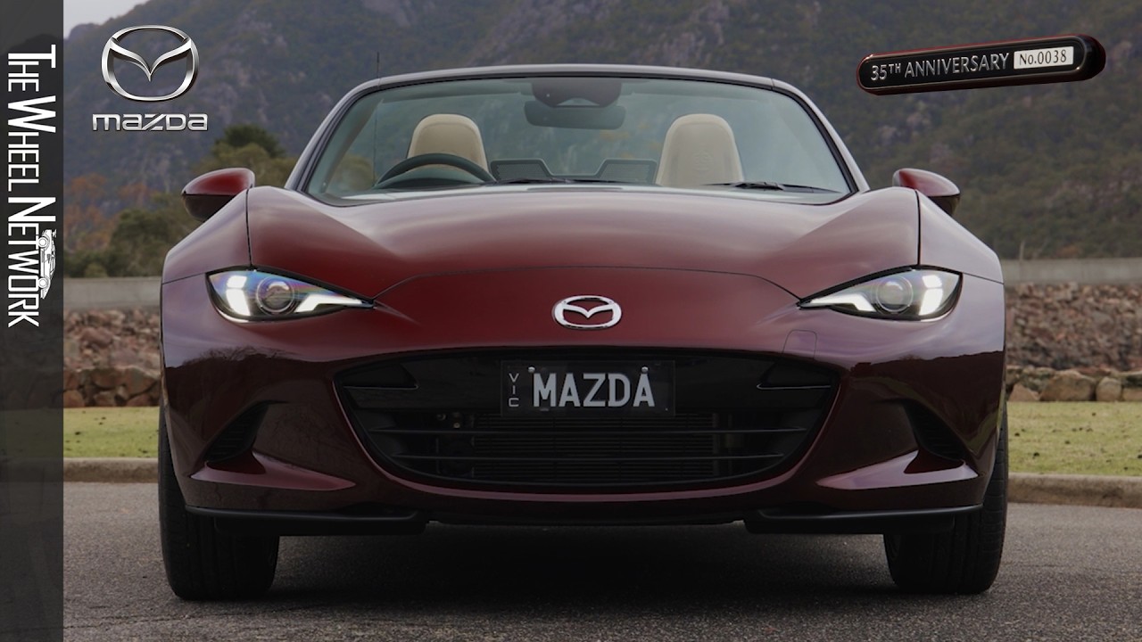 2025 Mazda MX-5 35th Anniversary | Takuminuri Artisan Red | Driving, Interior, Exterior