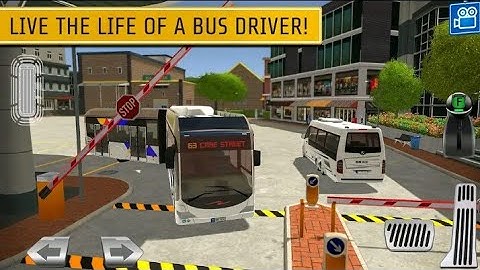 Bus Station: Learn To Drive 🚌 School Bus Driving in Parking lot (android ios gameplay )