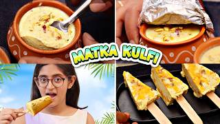 रबड़ीदार मटका क़ुल्फ़ी- Street Style Desi Matka Kulfi at Home | Mango Matka Icecream| CookWithNisha