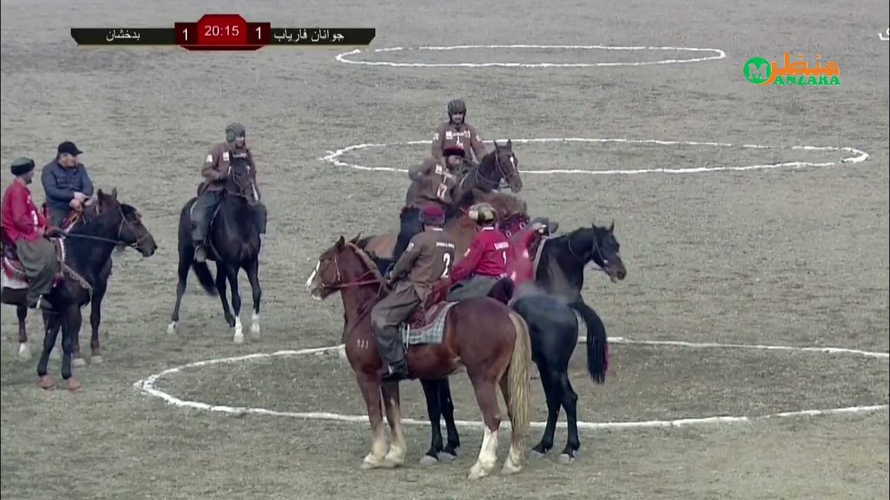 خلاصه بازی تیم‌های  بزکشی  بدخشان.      جوانان فاریاب