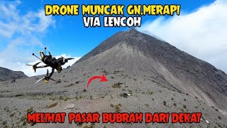 SEEING MOUNT MERAPI'S BUBRAH MARKET UP CLOSE UP | FPV DRONE