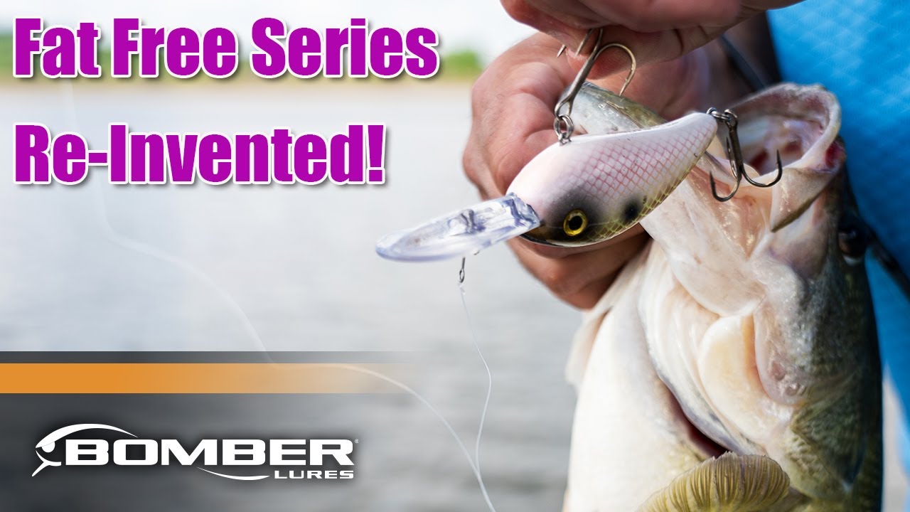 NEW and Improved for 2022 - Bomber Fat Free Series Crankbaits 