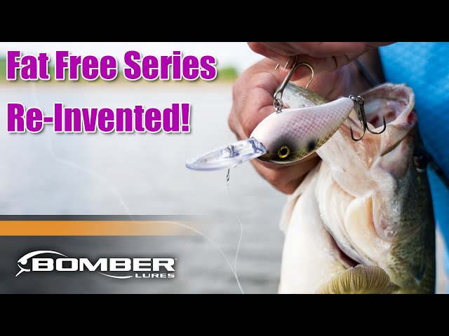 NEW and Improved for 2022 - Bomber Fat Free Series Crankbaits