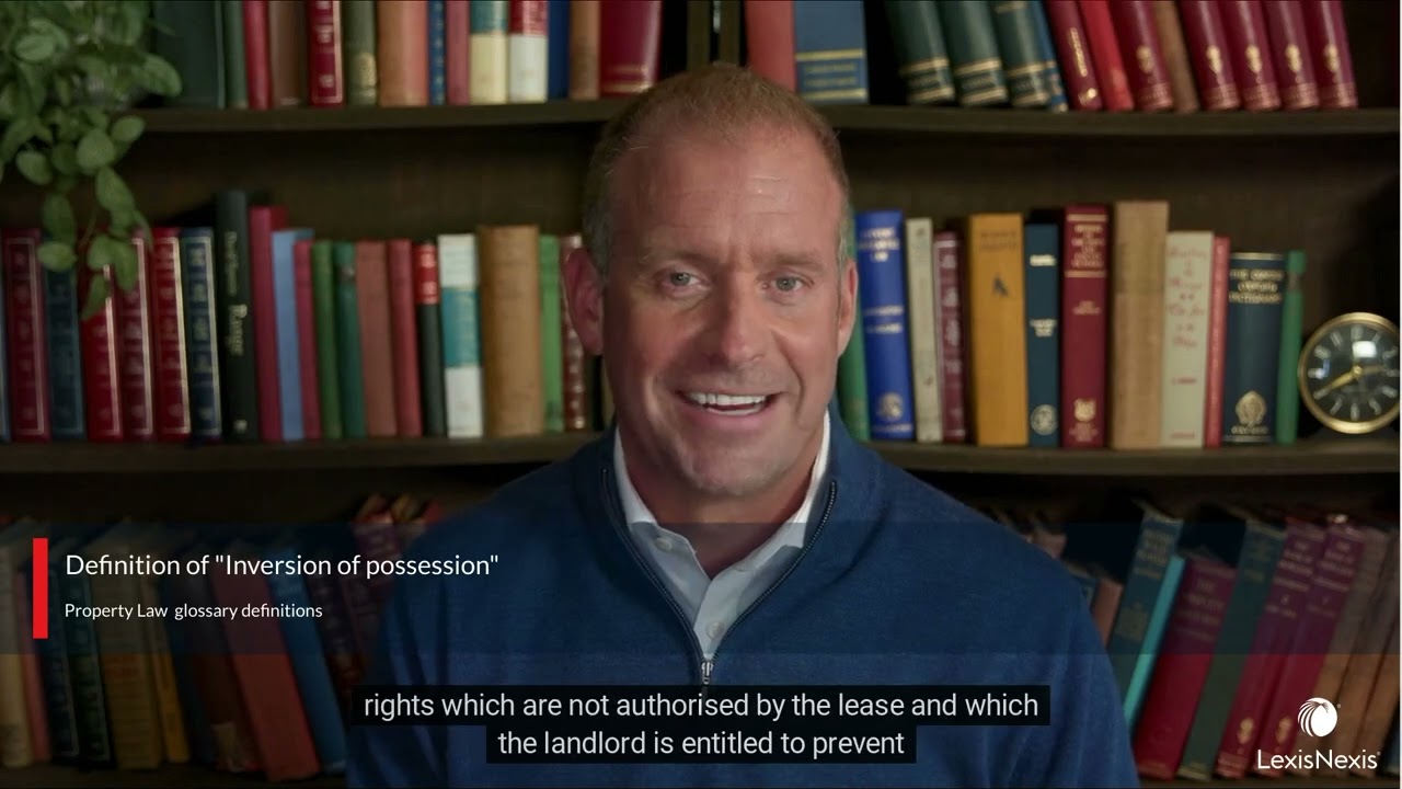 "Inversion of possession" - Legal Definition