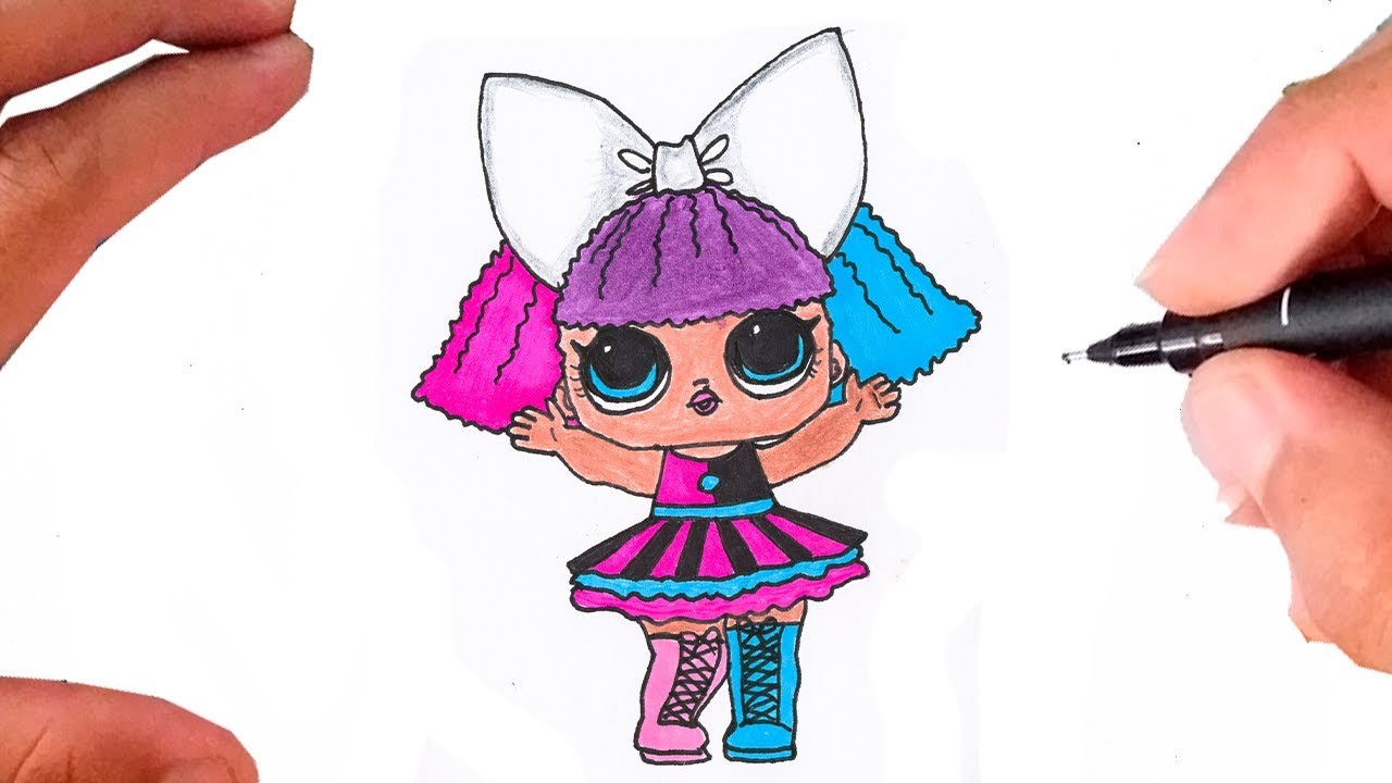 Desenhos para colorir da boneca Lol Surprise Bebe Bonita - Desenhos para  colorir grátis para imprimir
