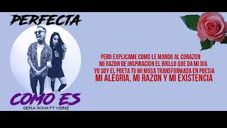 Perfecta como es   Gera MxM ft Veinz  Letra VIDEO LYRICS1