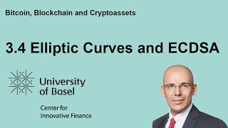 Elliptic Curves and ECDSA - Bitcoin, Blockchain and Cryptoassets