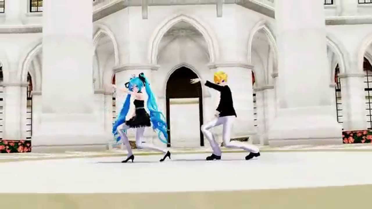 [MMD] Len Kagamine x Miku Hatsune [WAVE]