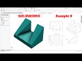 SolidWorks Tutorial – Example 09 | Simple 3D Modeling for Beginners