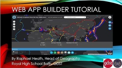 Web app builder tutorial for ArcGIS online