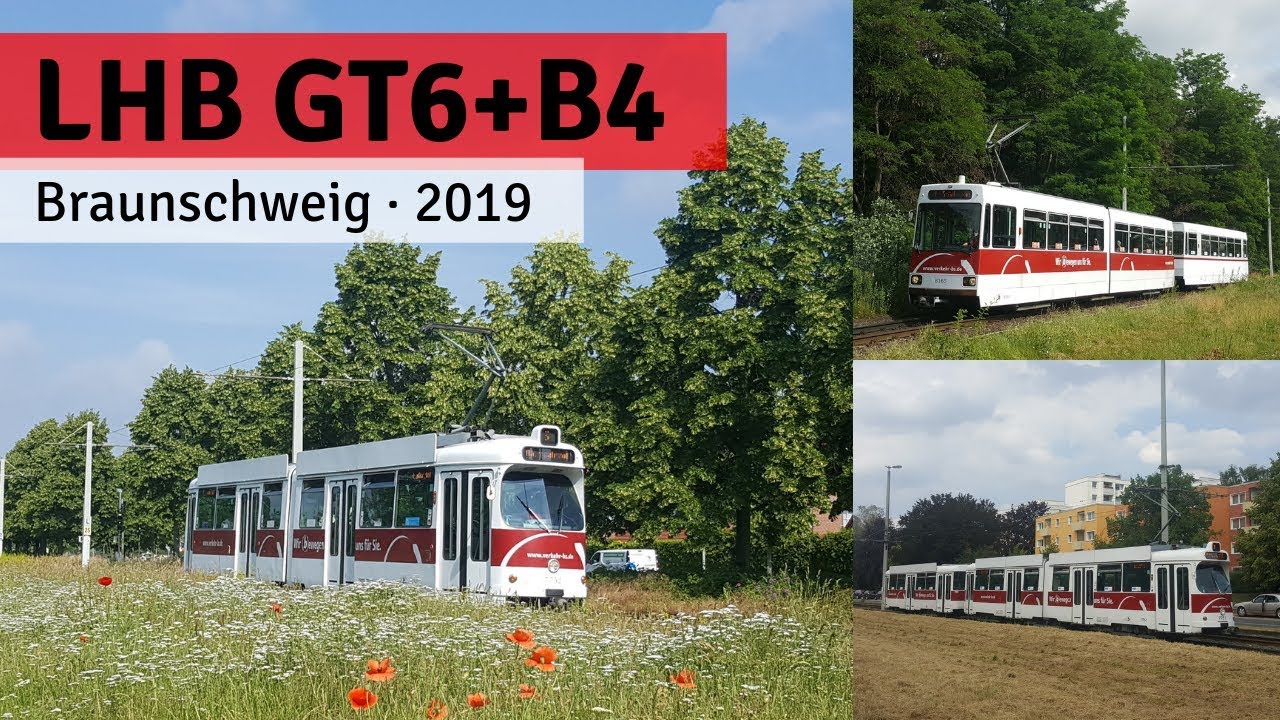 Straßenbahnen in Braunschweig: LHB-Hochflurzüge in der Löwenstadt (2019)