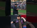 Ned from Spider-Man threw the first pitch at the Mets game 👏